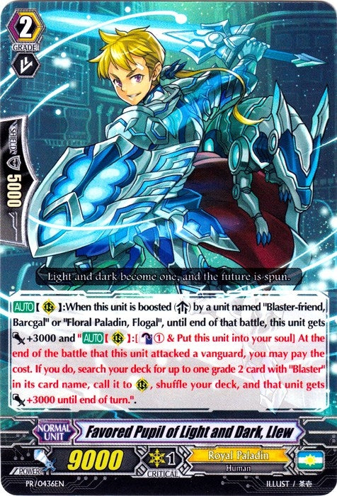 Favored Pupil of Light and Dark Llew (436) [PR] - Cardfight Vanguard Single