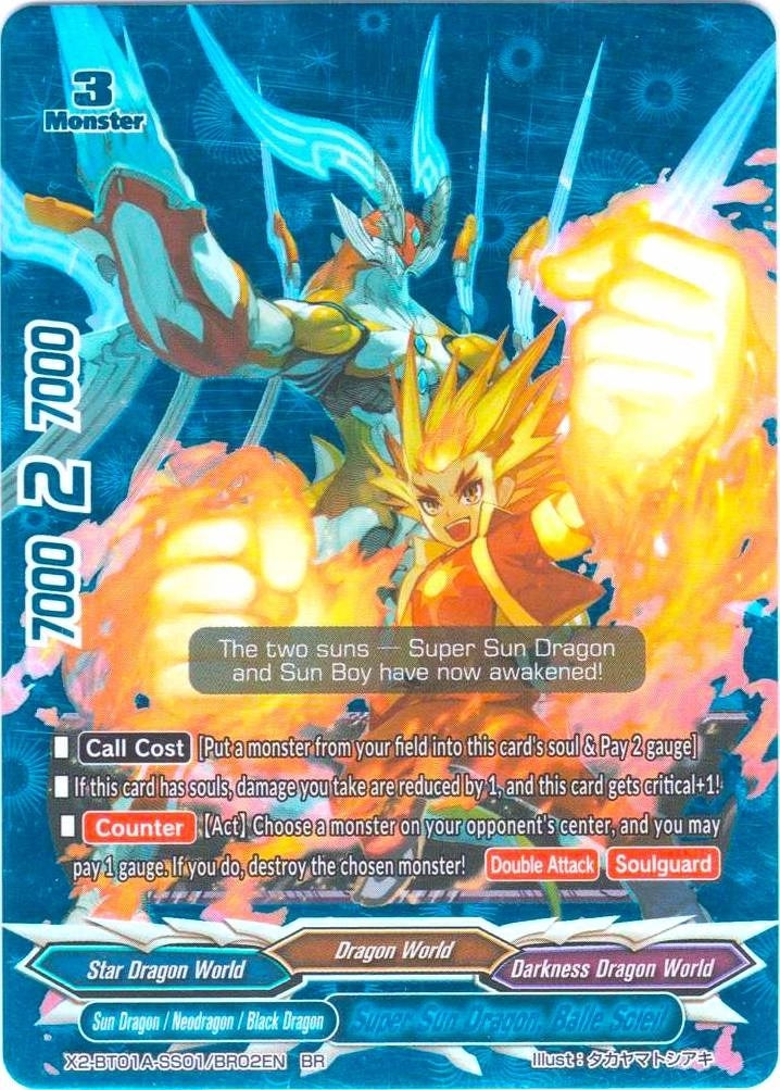 Super Sun Dragon Balle Soleil (BR) (2010102) [X2BT01A] - Future Card BuddyFight Single