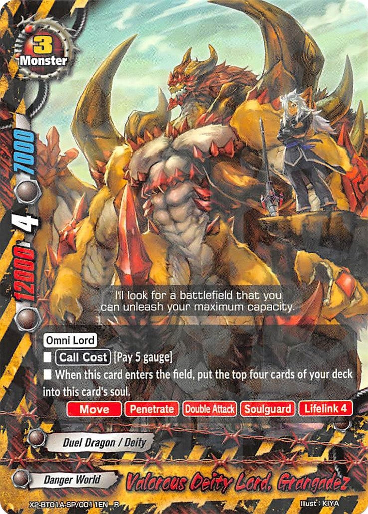 Valorous Deity Lord Grangadez (2010011) [X2BT01A] - Future Card BuddyFight Single