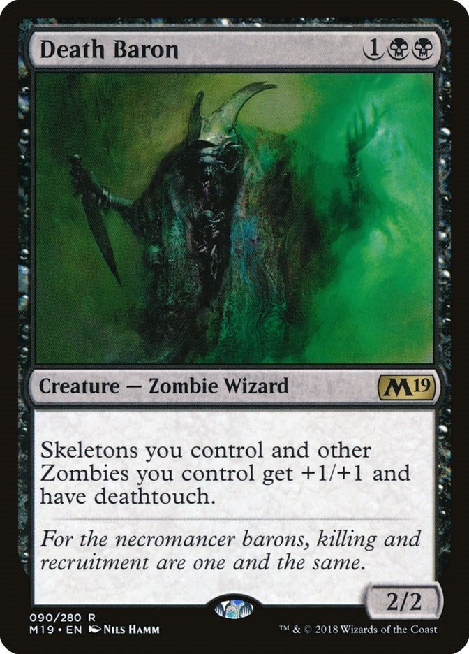 Death Baron (90) [M19] - MTG Single
