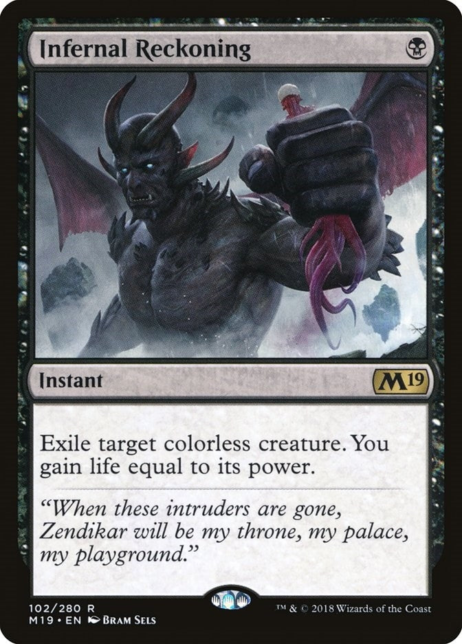 Infernal Reckoning (102) [M19] - MTG Single