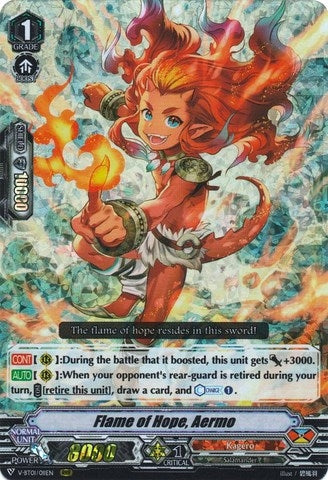 Flame of Hope Aermo (1011) [V-BT01] - Cardfight Vanguard Single