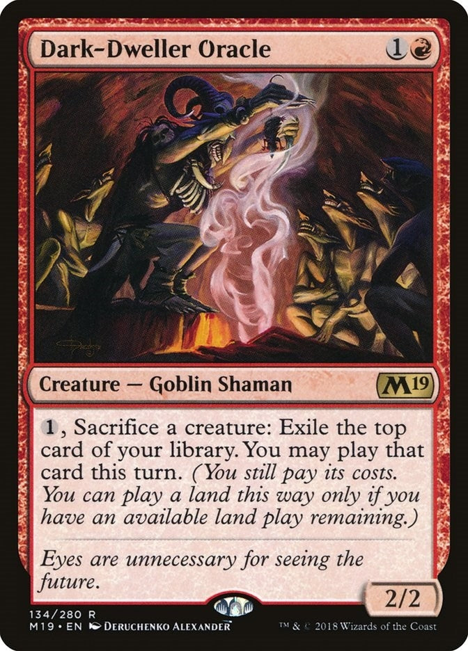Dark-Dweller Oracle (134) [M19] - MTG Single
