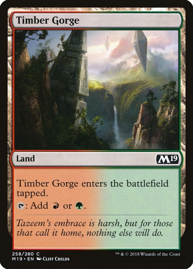 Timber Gorge (258) [M19] - MTG Single