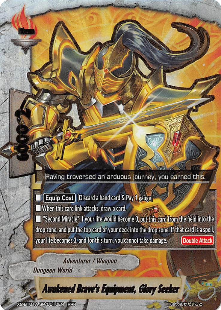 Awakened Brave’s Equipment Glory Seeker (2010010) [X2BT01A] - Future Card BuddyFight Single