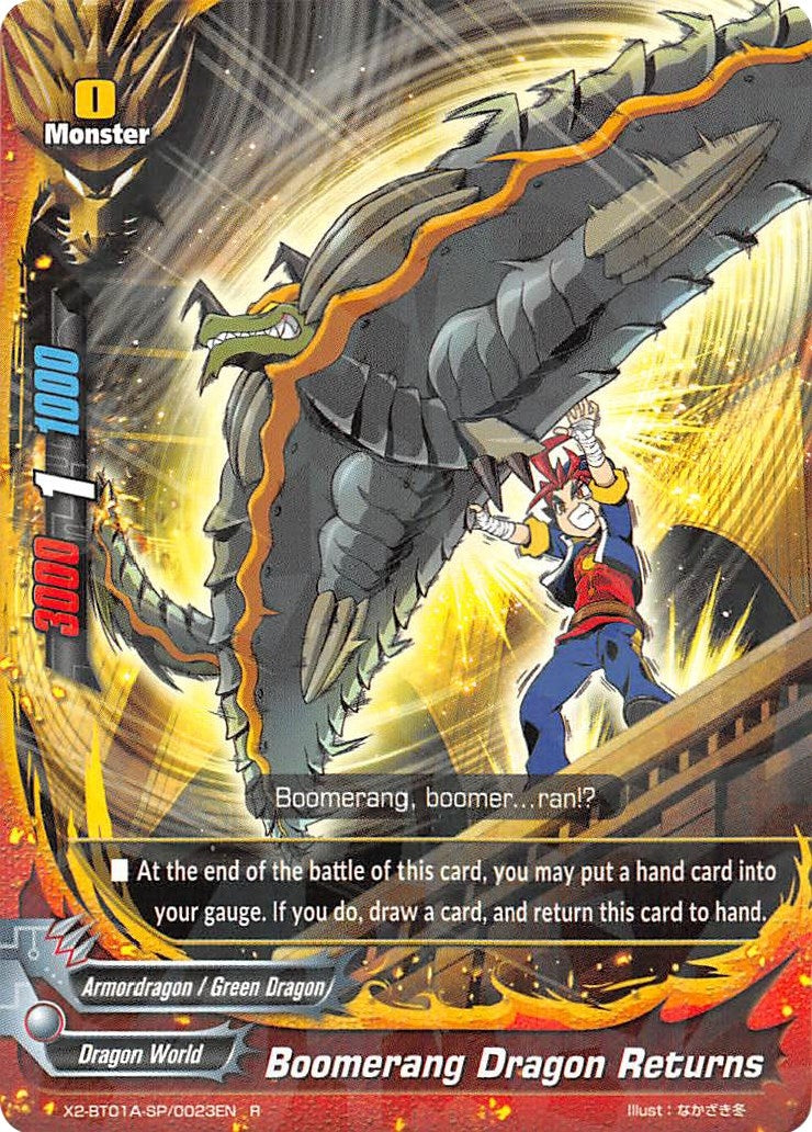Boomerang Dragon Returns (2010023) [X2BT01A] - Future Card BuddyFight Single
