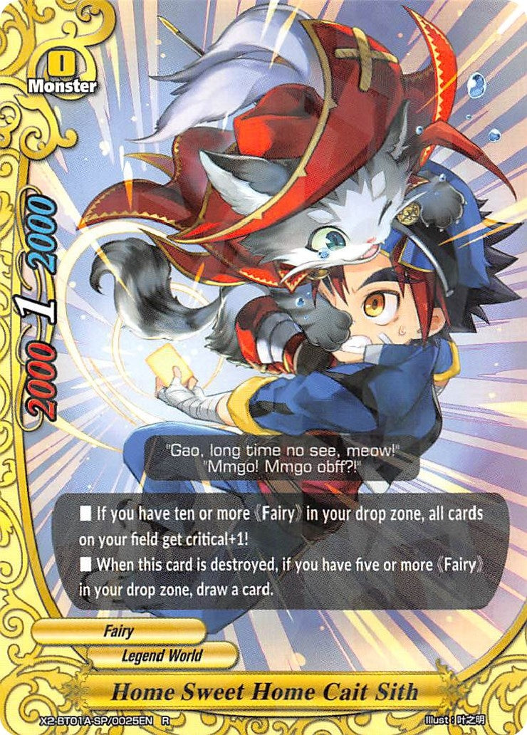 Home Sweet Home Cait Sith (2010025) [X2BT01A] - Future Card BuddyFight Single