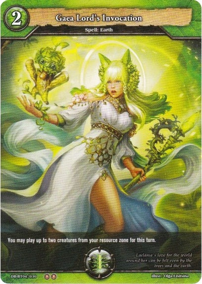 Gaea Lord’s Invocation (4030) [BP04] - Dragoborne Single