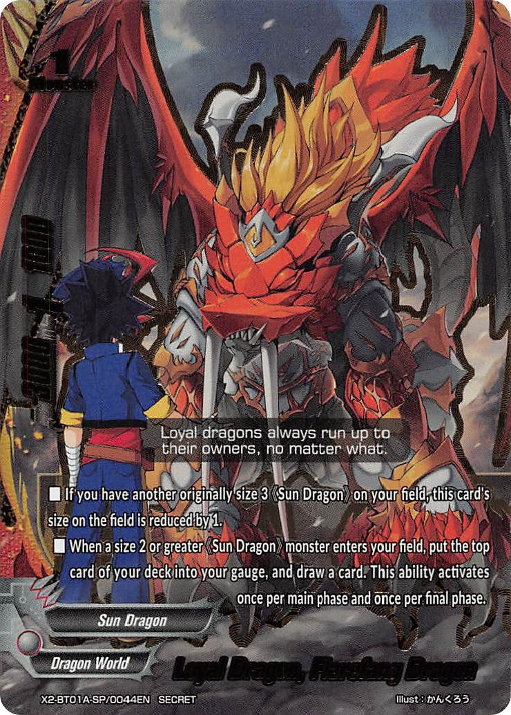 Loyal Dragon Flarefang Dragon (2010044) [X2BT01A] - Future Card BuddyFight Single