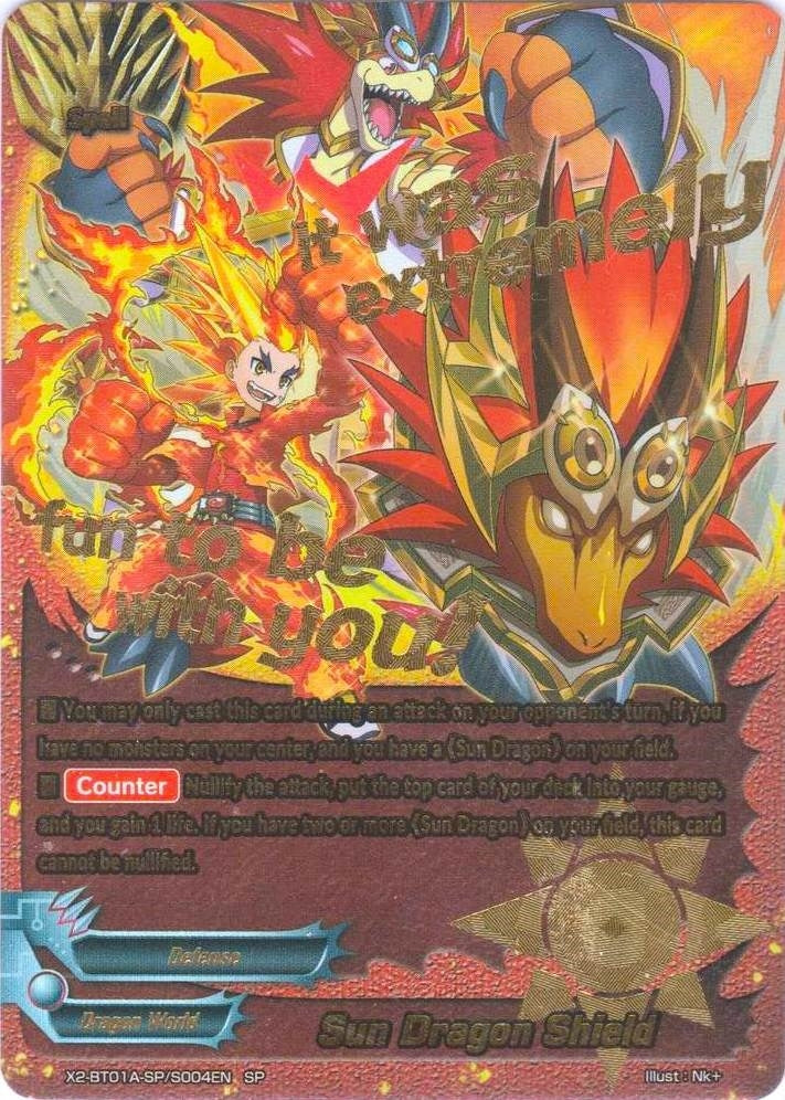 Sun Dragon Shield (SP) (201004) [X2BT01A] - Future Card BuddyFight Single
