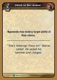 Chink in Her Armor - WoW Single