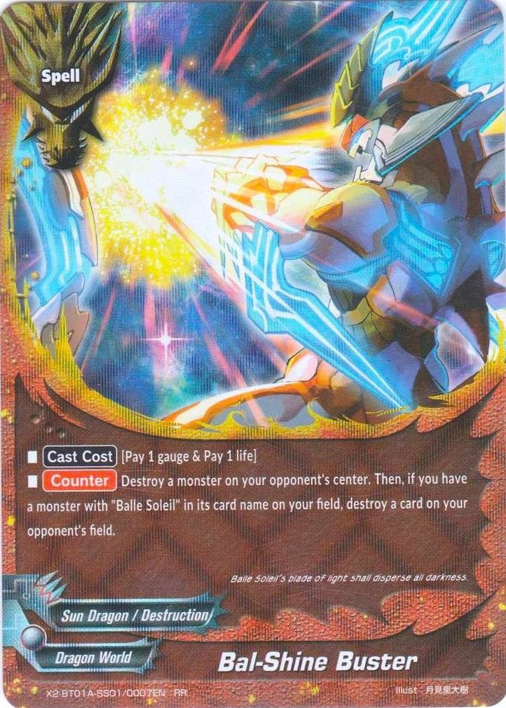 Bal-Shine Buster (201010007) [X2BT01A] - Future Card BuddyFight Single