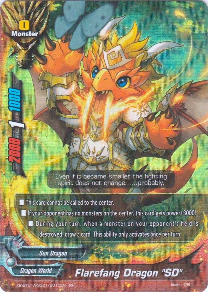 Flarefang Dragon ’SD’ (201010010) [X2BT01A] - Future Card BuddyFight Single