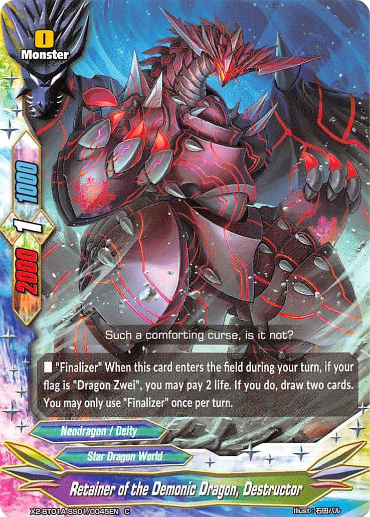 Retainer of the Demonic Dragon Destructor (201010045) [X2BT01A] - Future Card BuddyFight Single