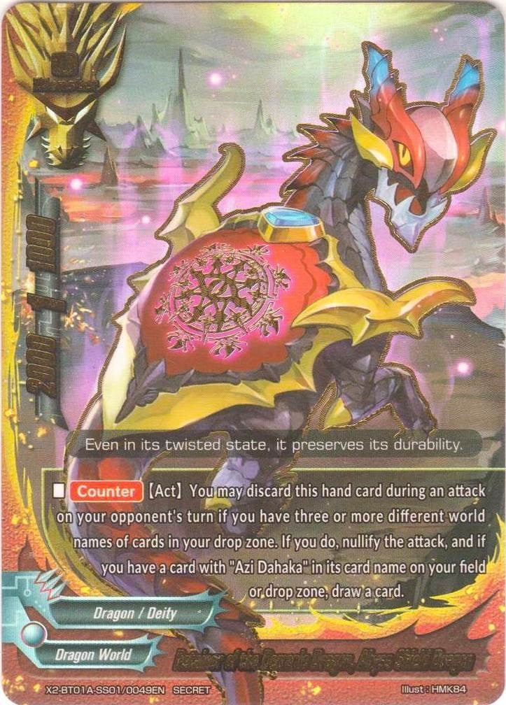 Retainer of the Demonic Dragon Abyss Shield Dragon (201010049) [X2BT01A] - Future Card BuddyFight Single