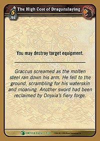 The High Cost of Dragonslaying - WoW Single
