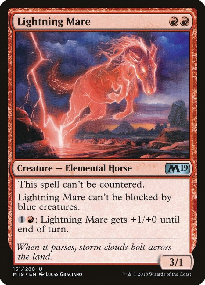 Lightning Mare (151) [M19] - MTG Single