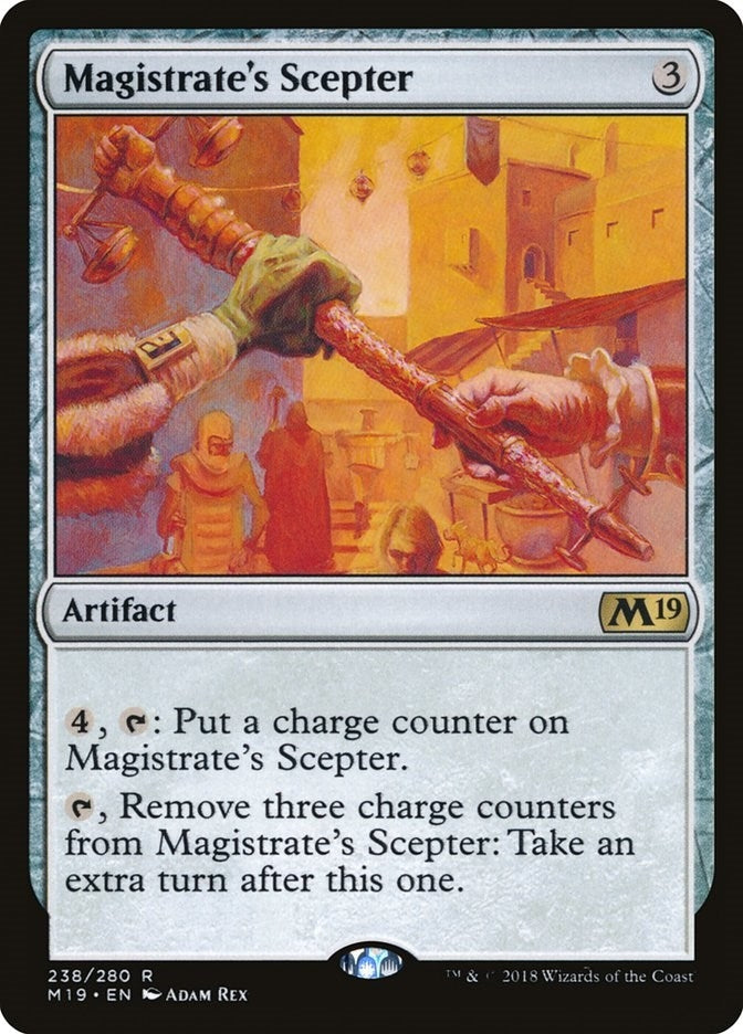 Magistrate’s Scepter (238) [M19] - MTG Single