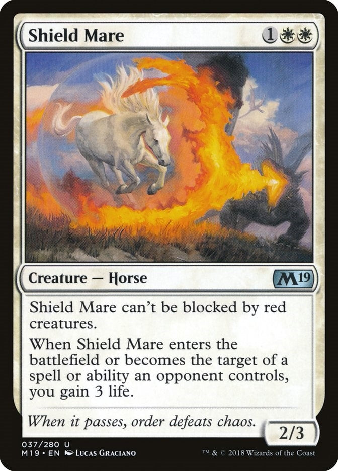 Shield Mare (37) [M19] - MTG Single