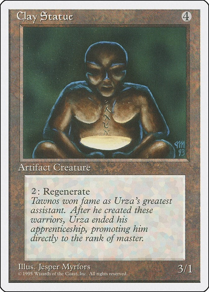 Clay Statue [4ED] - MTG Single
