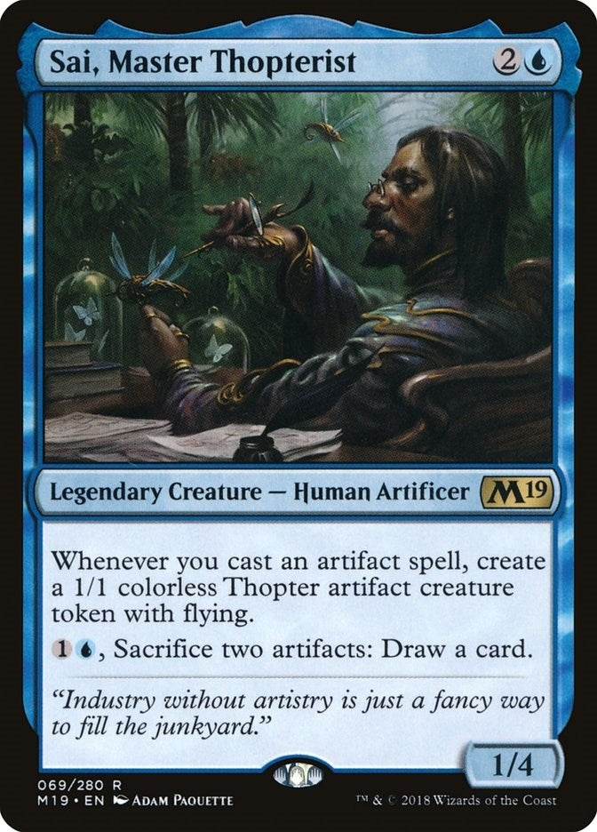 Sai Master Thopterist (69) [M19] - MTG Single