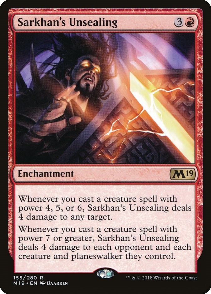 Sarkhan’s Unsealing (155) [M19] - MTG Single