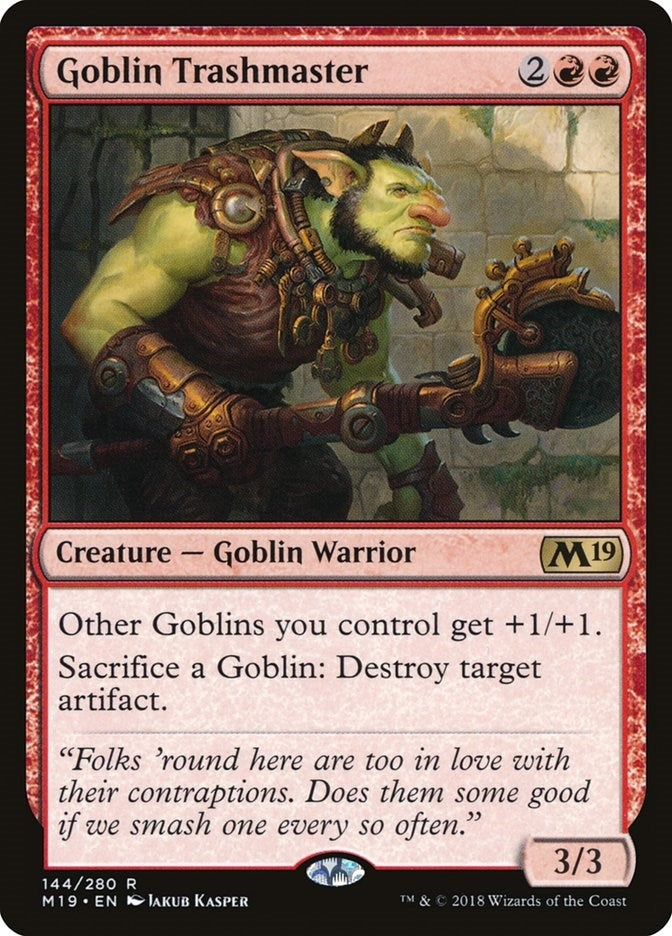 Goblin Trashmaster (144) [M19] - MTG Single