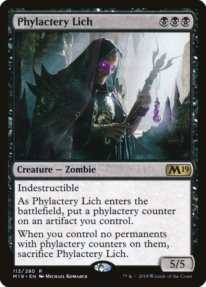 Phylactery Lich (113) [M19] - MTG Single
