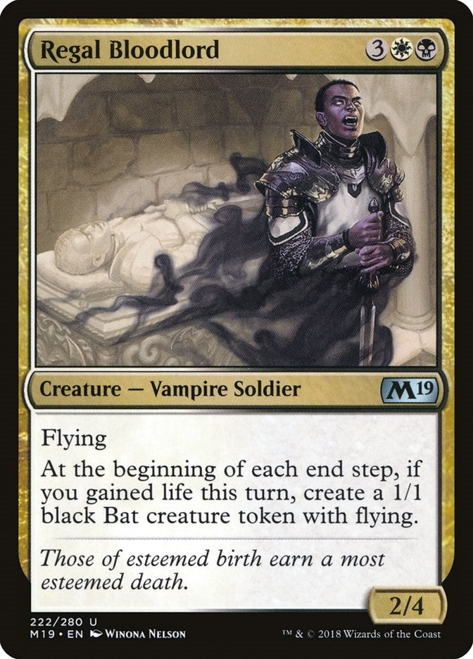 Regal Bloodlord (222) [M19] - MTG Single