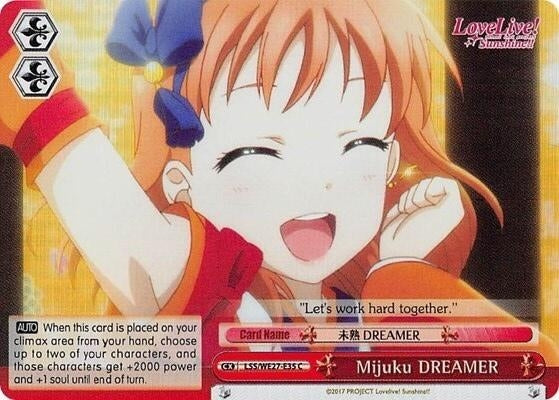 Mijuku DREAMER (Red) (Parallel Foil) (2735) [LSS/WE27] - Weiss Schwarz Single