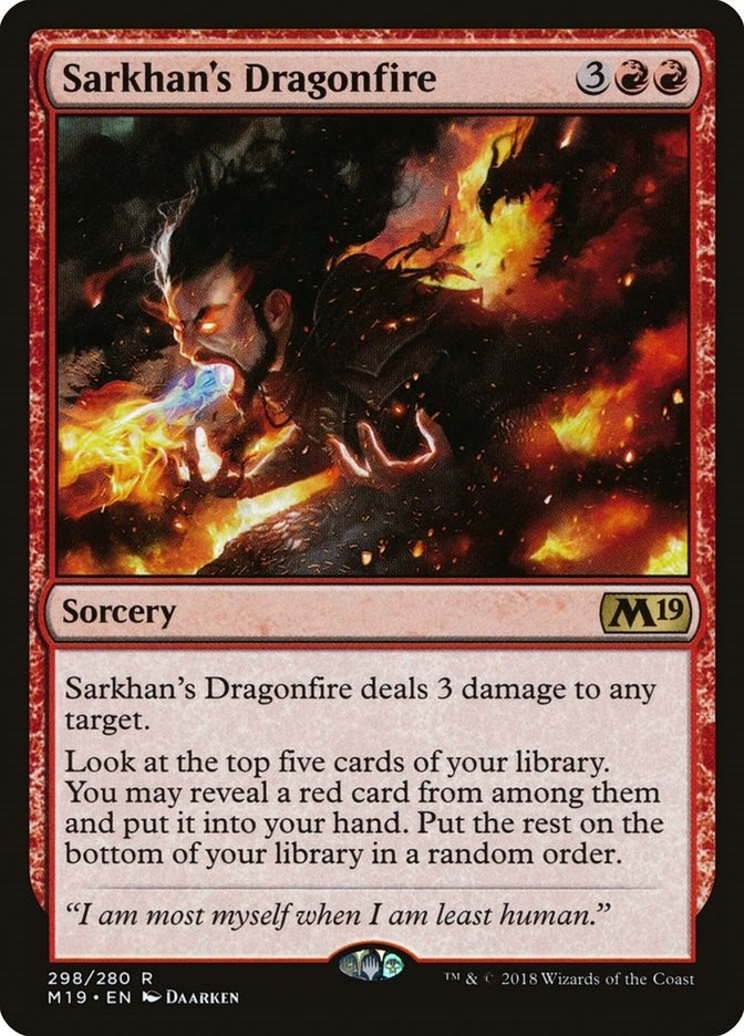 Sarkhan’s Dragonfire (298) [M19] - MTG Single