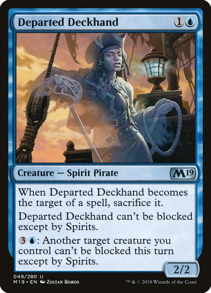 Departed Deckhand (49) [M19] - MTG Single