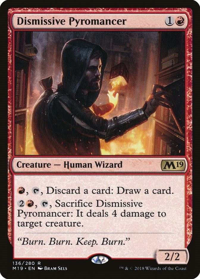 Dismissive Pyromancer (136) [M19] - MTG Single