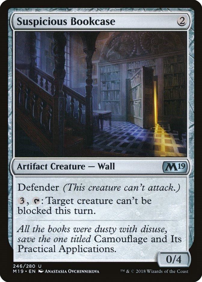 Suspicious Bookcase (246) [M19] - MTG Single