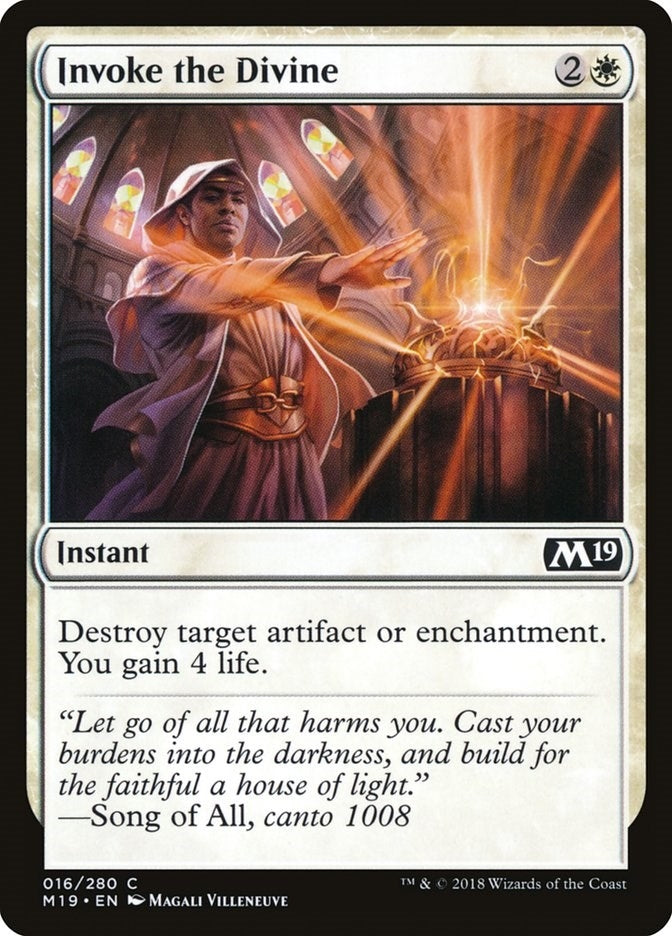 Invoke the Divine (16) [M19] - MTG Single
