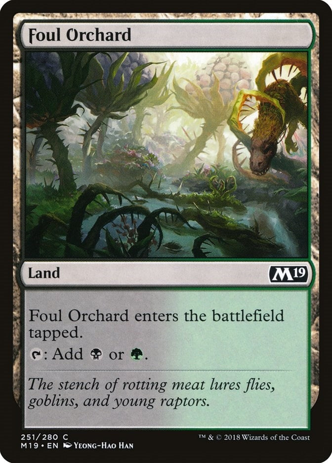 Foul Orchard (251) [M19] - MTG Single
