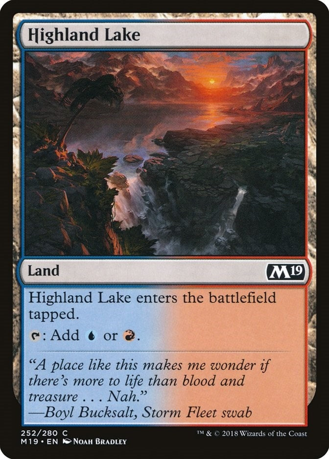 Highland Lake (252) [M19] - MTG Single