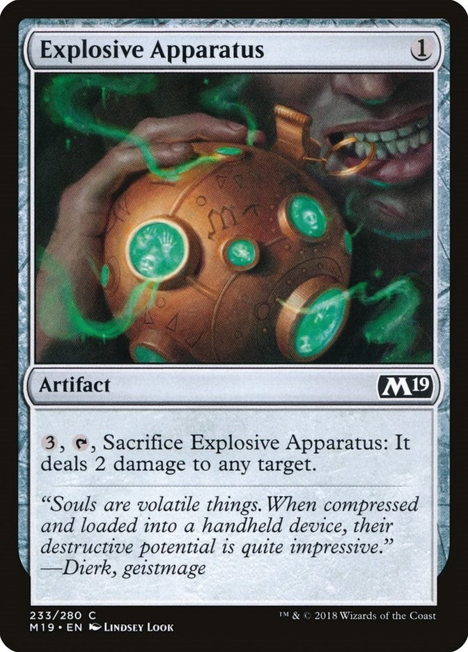Explosive Apparatus (233) [M19] - MTG Single