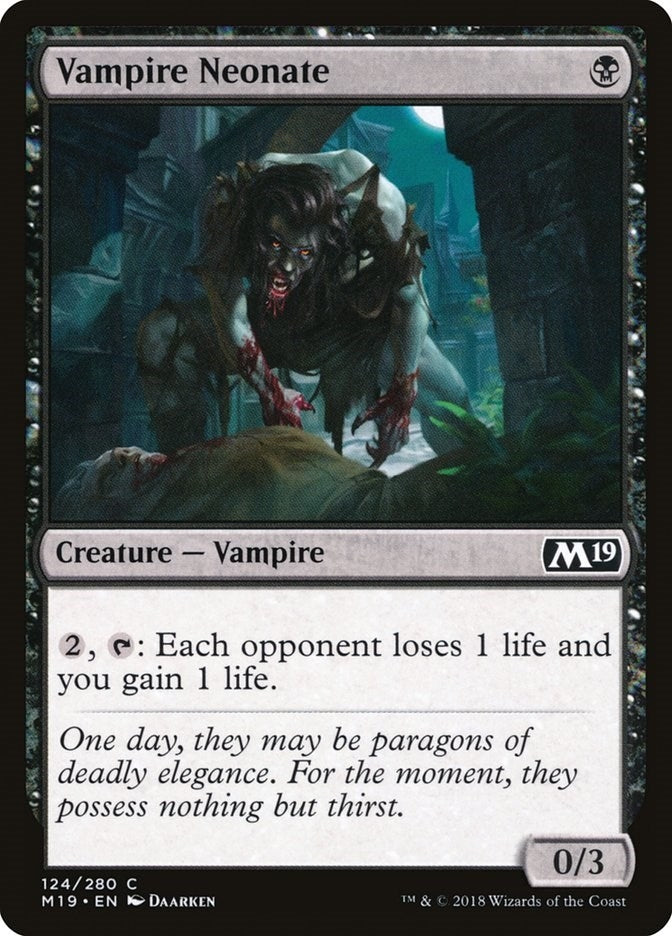 Vampire Neonate (124) [M19] - MTG Single
