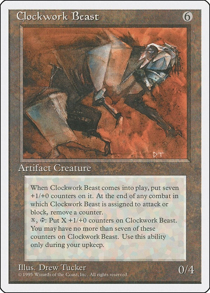 Clockwork Beast [4ED] - MTG Single