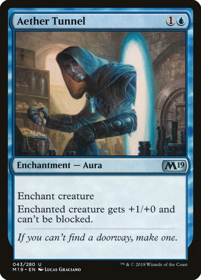 Aether Tunnel (43) [M19] - MTG Single