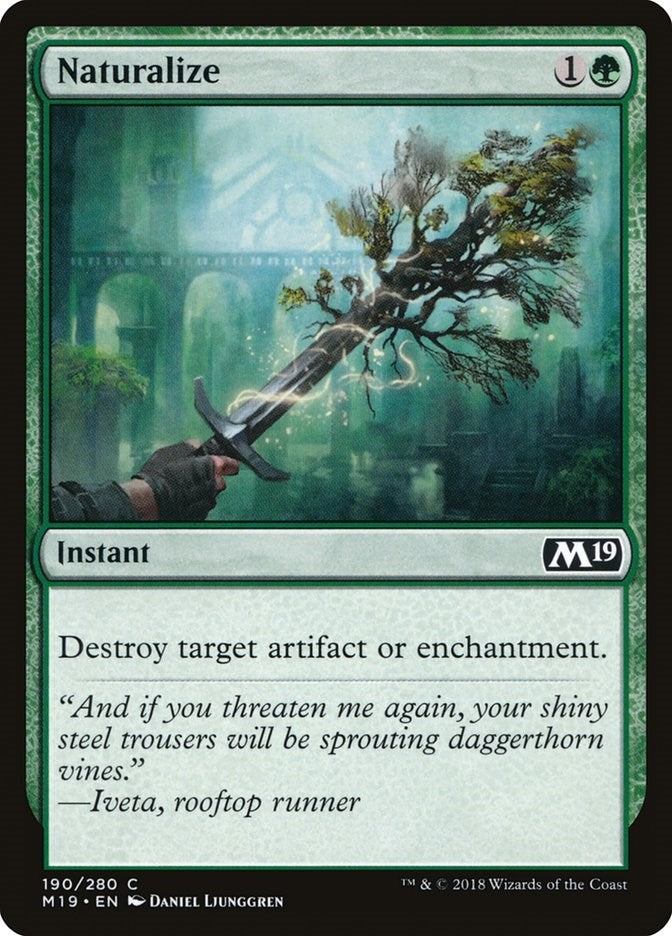 Naturalize (190) [M19] - MTG Single