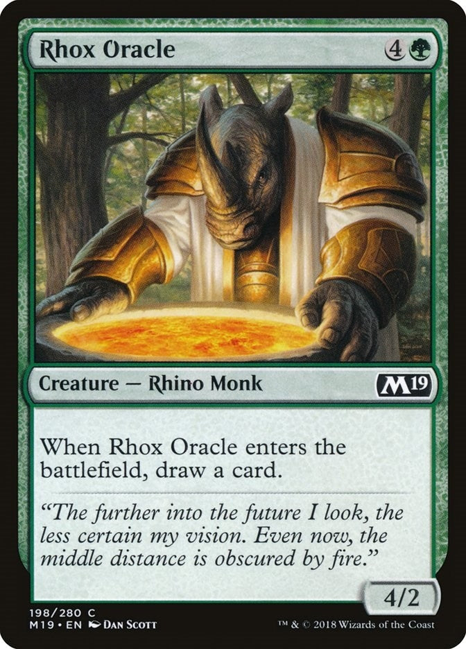 Rhox Oracle (198) [M19] - MTG Single