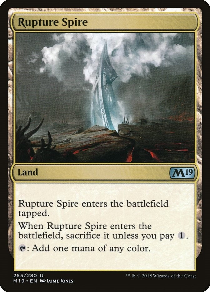 Rupture Spire (255) [M19] - MTG Single