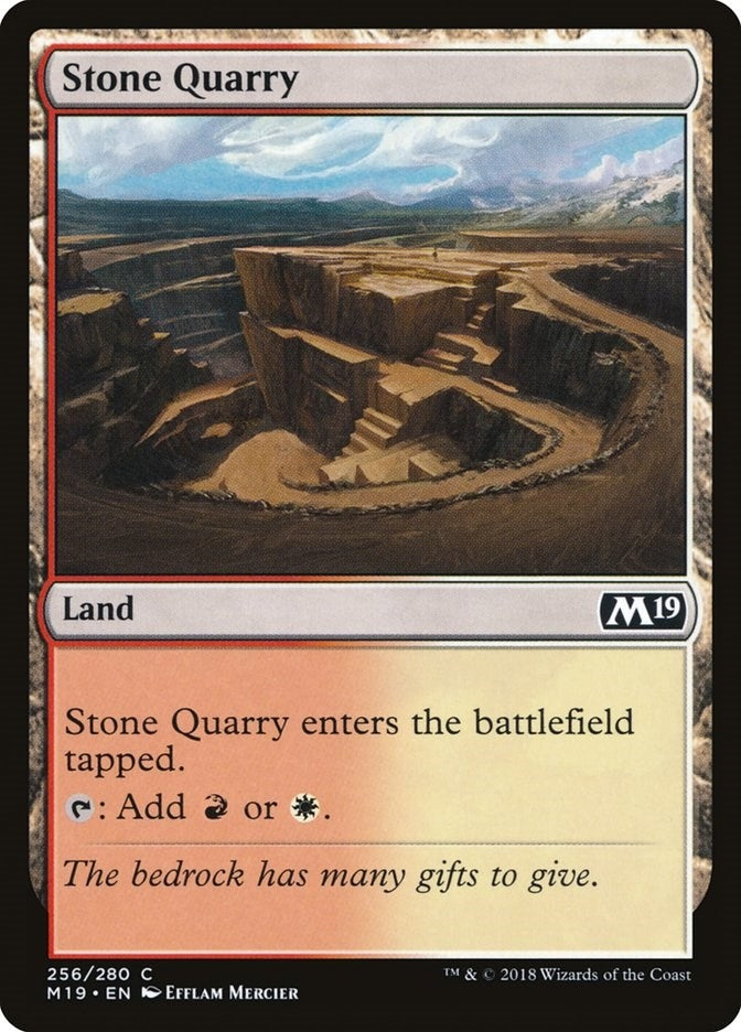 Stone Quarry (256) [M19] - MTG Single