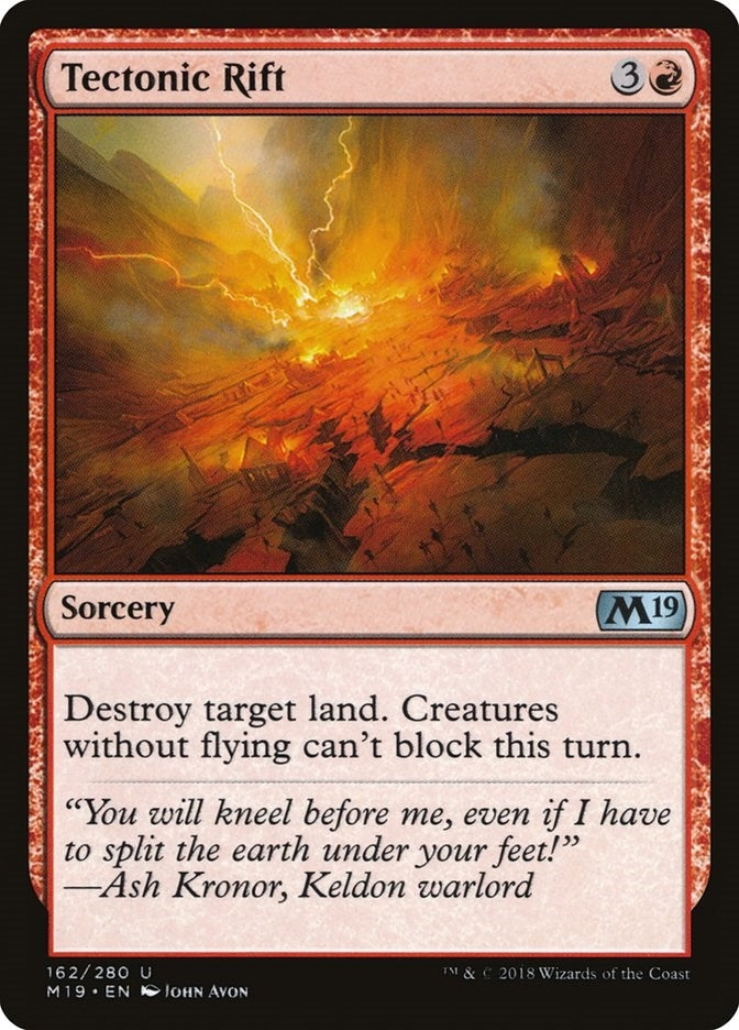 Tectonic Rift (162) [M19] - MTG Single