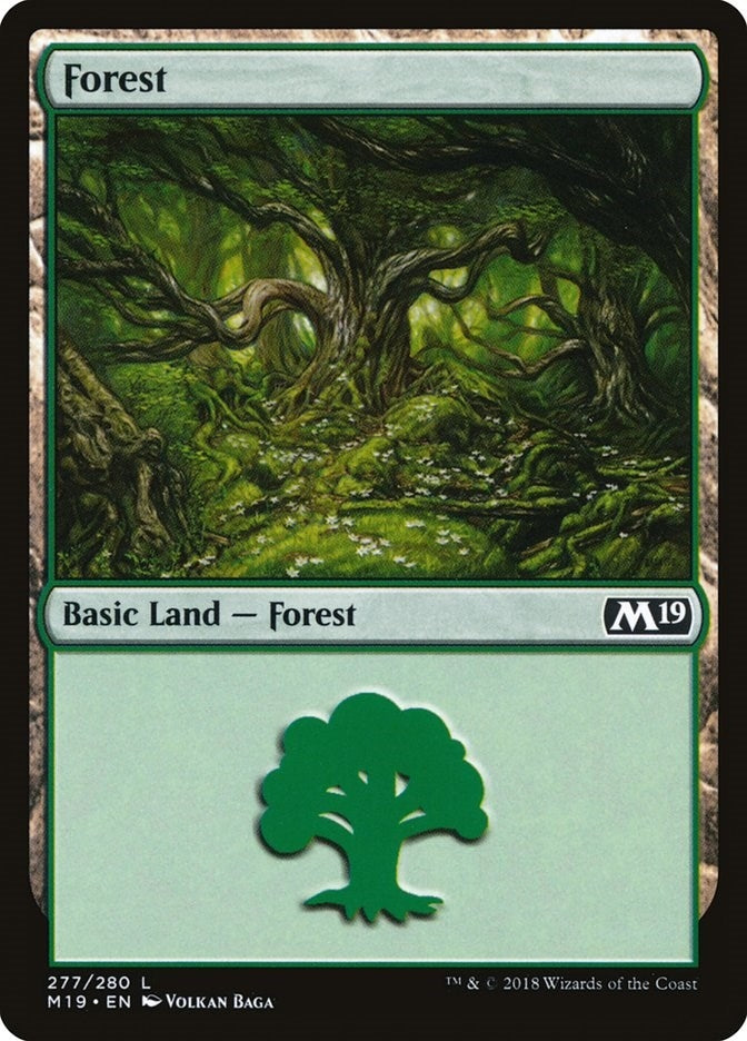Forest (277) (277) [M19] - MTG Single