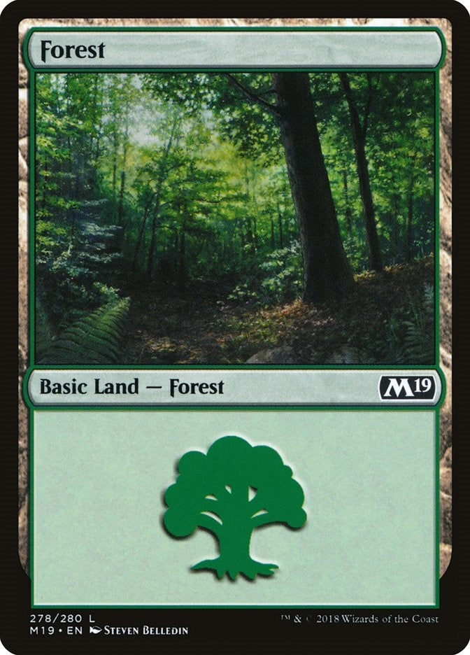 Forest (278) (278) [M19] - MTG Single