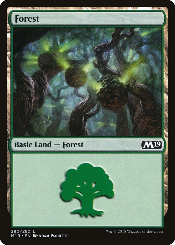 Forest (280) (280) [M19] - MTG Single