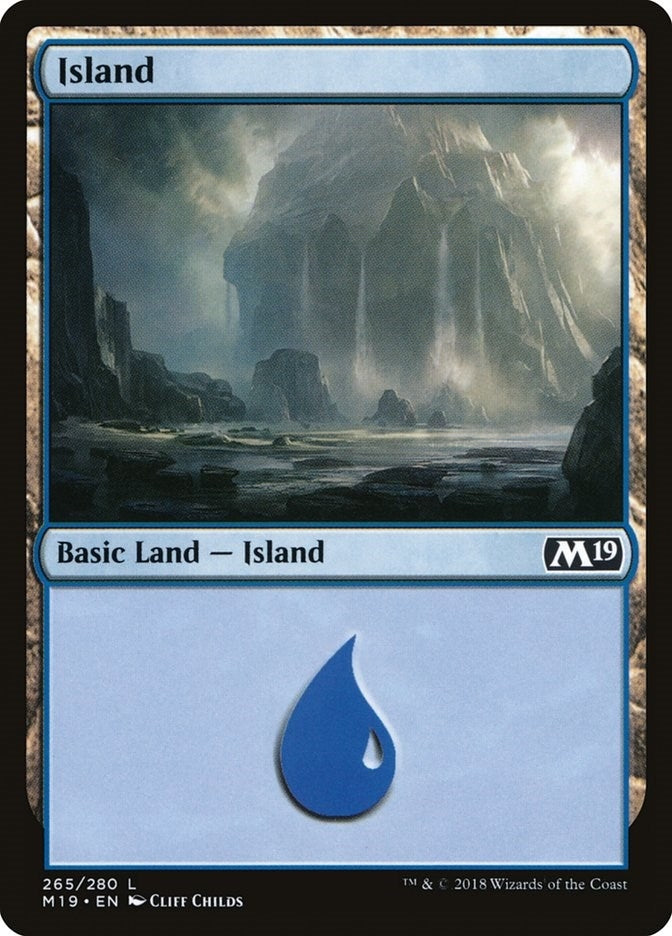 Island (265) (265) [M19] - MTG Single